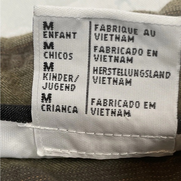 Columbia Youth Boys Longe Sleeve‎ Striped Camp Shirt Green size M Outdoors PFG - Picture 8 of 16